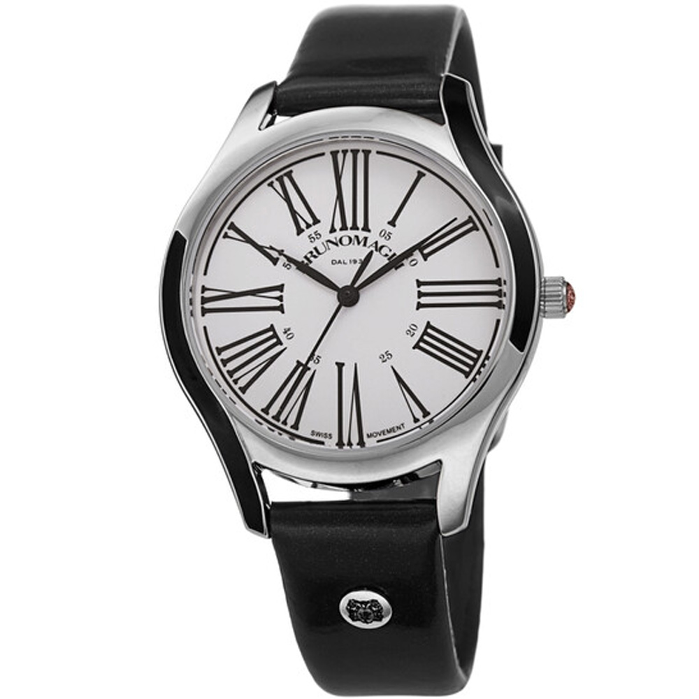 Bruno Magli Alessia 1381 Quartz White Dial Ladies Watch 36mm Black Band 29.191381.SA Bruno Magli Alessia 1381 Quartz White Dial Ladies Watch 36mm Black Band 29.191381.SA